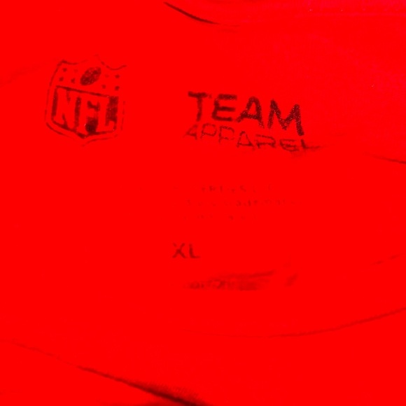 NFL Kansas City Chiefs red tshirt size XL extra large - Picture 3 of 3